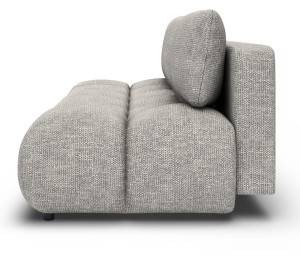 Kanapa pikowana rozkładana szara - Elano Meble tapicerowane