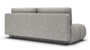 Kanapa pikowana rozkładana szara - Elano Meble tapicerowane