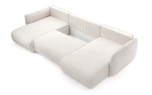 Narożnik beżowy nowoczesny w kształcie U - Pedro Meble tapicerowane