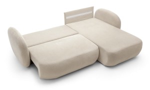 Narożnik nowoczesny rozkładany beżowy - Daniel Meble tapicerowane
