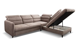 Narożnik regulowane zagłówki 250 x 220 cm - Pilar Meble tapicerowane