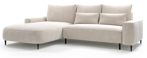 Narożnik 280 x 180 cm - beżowy - Enzo L