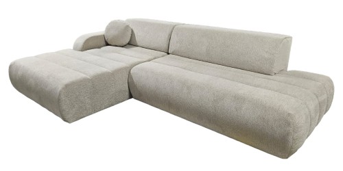 Narożnik rozkładany 280 x 180 beżowy - Verro