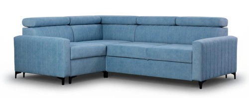 Narożnik 250 x 180 cm z funkcją spania - Riven