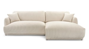Narożnik 260 x 165 cm - beżowy - Lari Meble tapicerowane