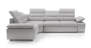 Narożnik 300 x 225 cm regulowane zagłówki - Bizante Mini Meble tapicerowane