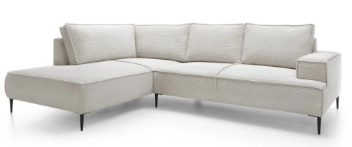 Narożnik 280 x 200 cm - beżowy - Manu L