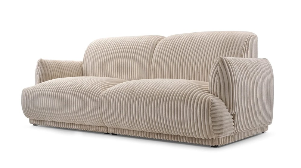 Sofa 210 cm nowoczesna beżowa - Dafne Meble tapicerowane
