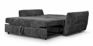 Sofa z funkcją spania grafitowa - Lotie Meble tapicerowane