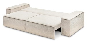 Kanapa nowoczesna z funkcją spania beżowa - Rodi Meble tapicerowane