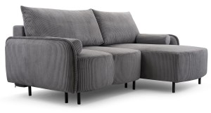 Narożnik mały 215 x 150 cm grafitowy - Nita Meble tapicerowane