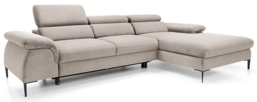 Narożnik 290 x 180 cm nowoczesny beżowy - Elon