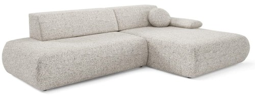 Narożnik minimalistyczny rozkładany szary - Rodrigo