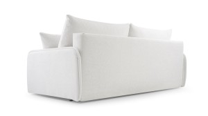 Sofa rozkładana 240 cm biała - Verde Meble tapicerowane