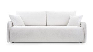 Sofa rozkładana 240 cm biała - Verde Meble tapicerowane