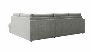 Narożnik z funkcją spania 280 cm beżowy - Dante L Meble tapicerowane
