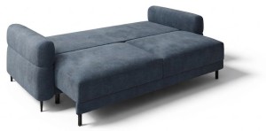 Kanapa brązowa 230 cm z funkcją spania - Cordina Meble tapicerowane