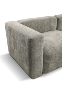 Sofa szara trzyosobowa - Kubo Meble tapicerowane