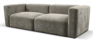 Sofa szara trzyosobowa - Kubo Meble tapicerowane