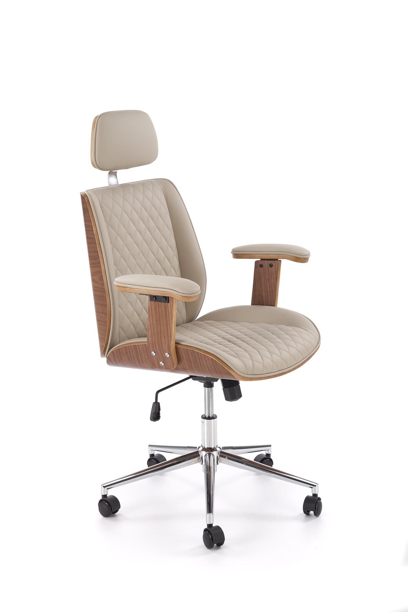 Fotel obrotowy - beżowy - Uelrio Halmar