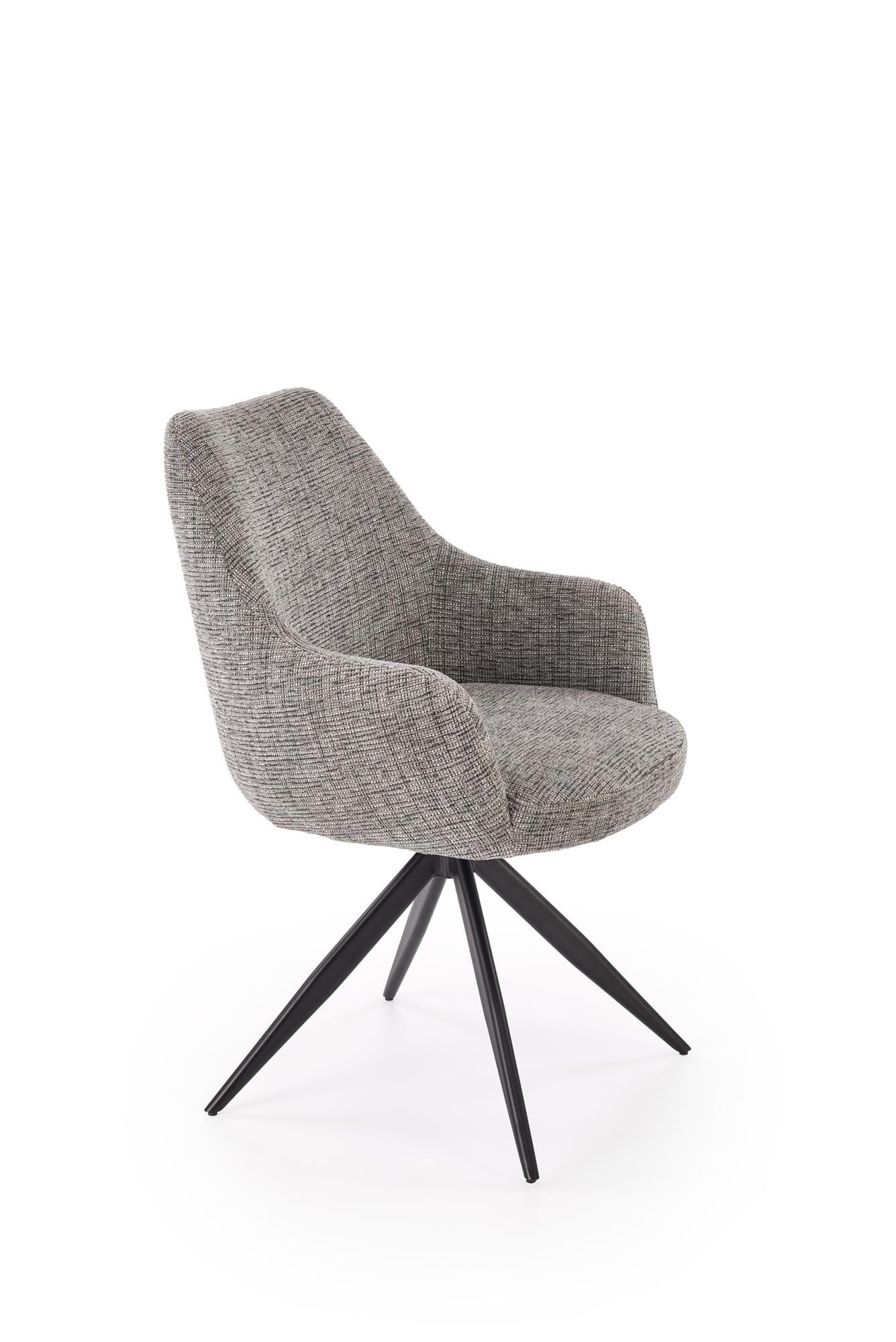 Krzesło - popielate - Lornira Meble skrzyniowe