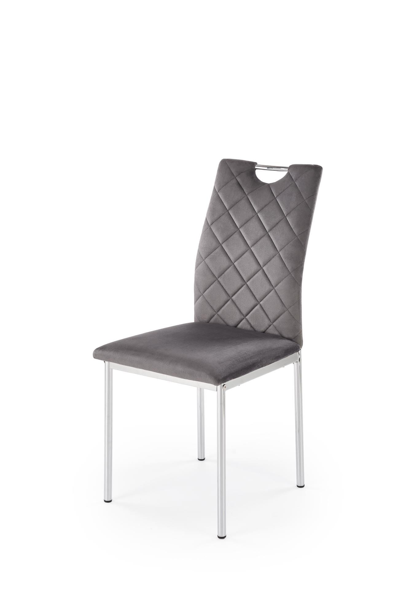 Krzesło - popielate - Ardello Meble skrzyniowe