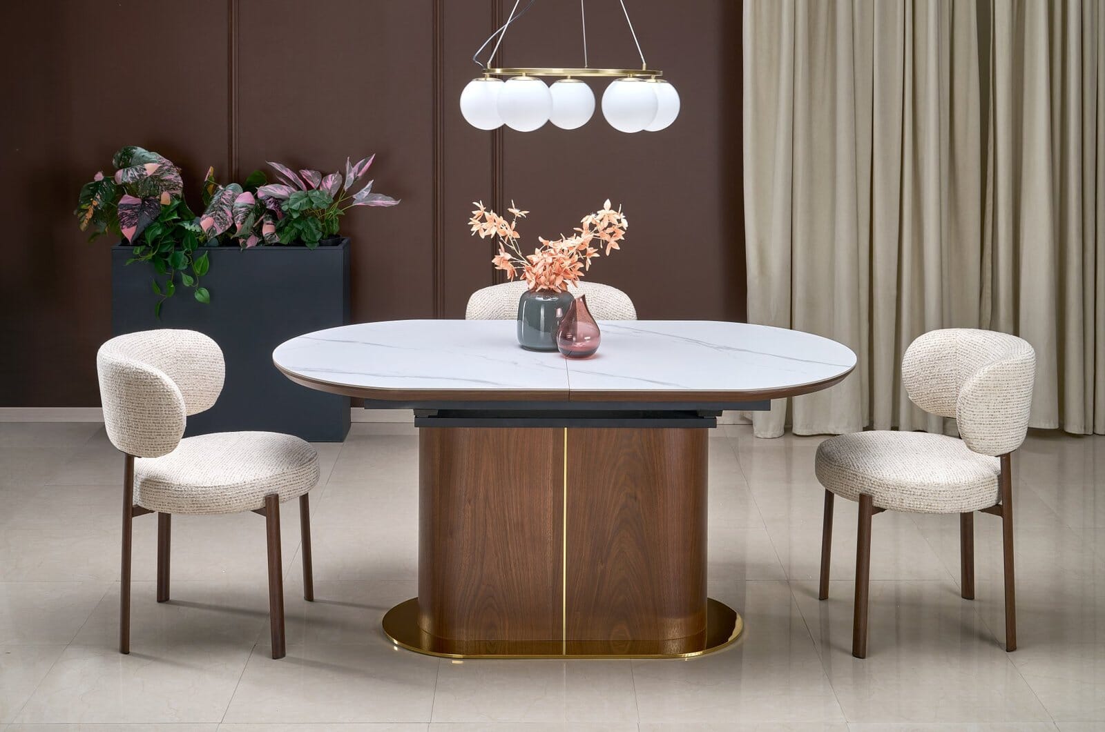 Stół 160 cm - biały - Oarvo Meble skrzyniowe