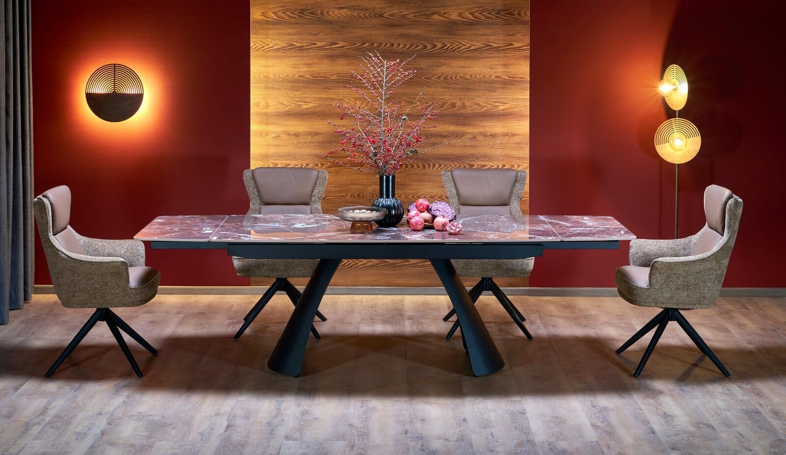 Stół 180 cm - czarny - HelioX Meble skrzyniowe