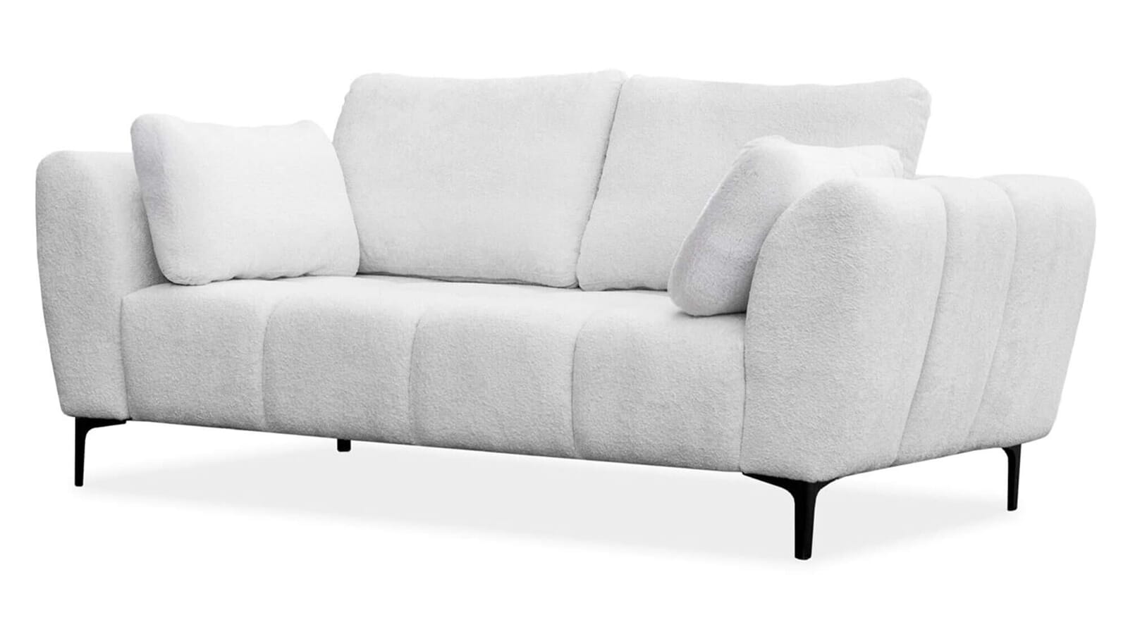 Sofa 190 cm z funkcją spania szara - Gatta Meble tapicerowane