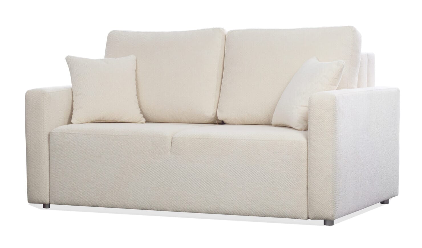 Sofa szerokość 170 cm rozkładana beżowa - Carmen Meble tapicerowane