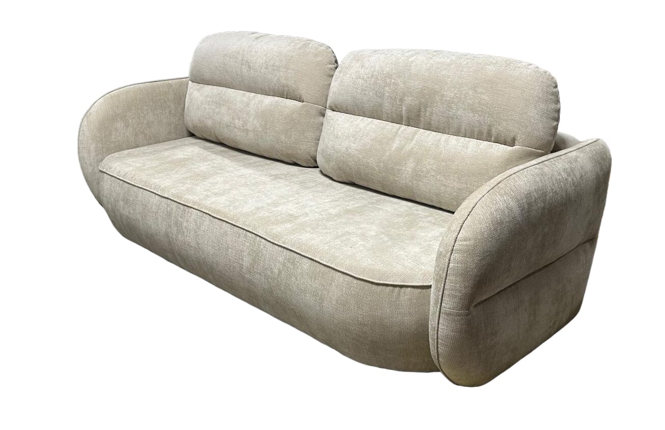 Kanapa rozkładana nowoczesna 240 cm beżowa - Vento Meble tapicerowane