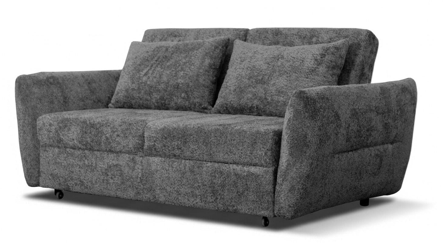 Sofa z funkcją spania grafitowa - Lotie Meble tapicerowane